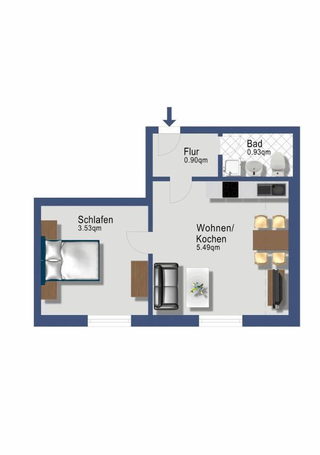 Schleiblick App 7 Apartment Rabenkirchen-Faulueck Bagian luar foto